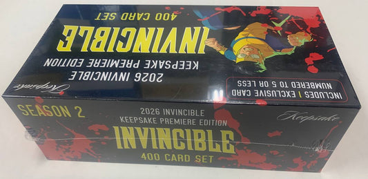 Invincible Season 2 SDCC 2026 Keepsake Trading Cards 400 Card Complete Set