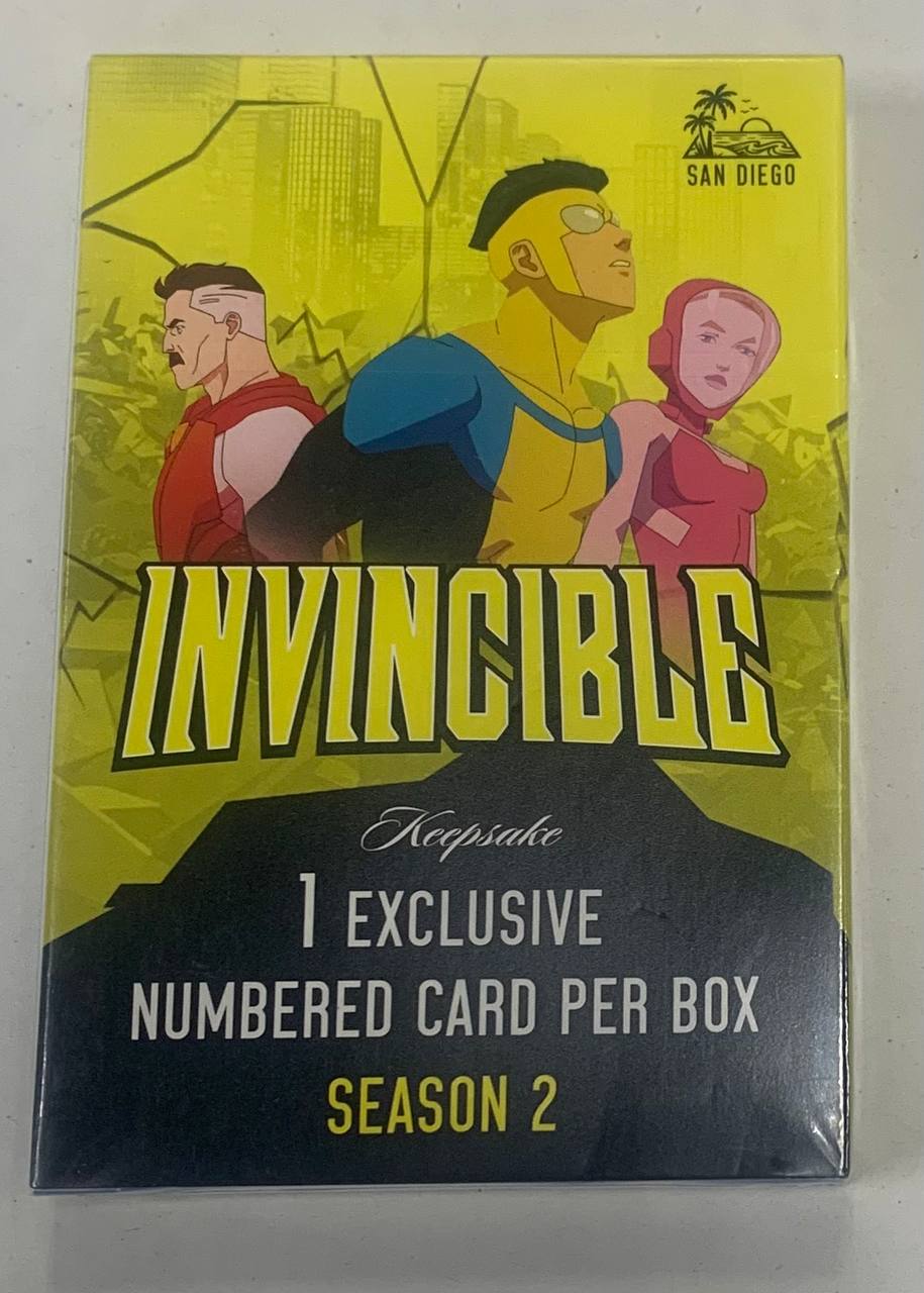 Invincible Season 2 SDCC 2026 Keepsake Trading Card 1 Mystery 10 Characters Blind Box