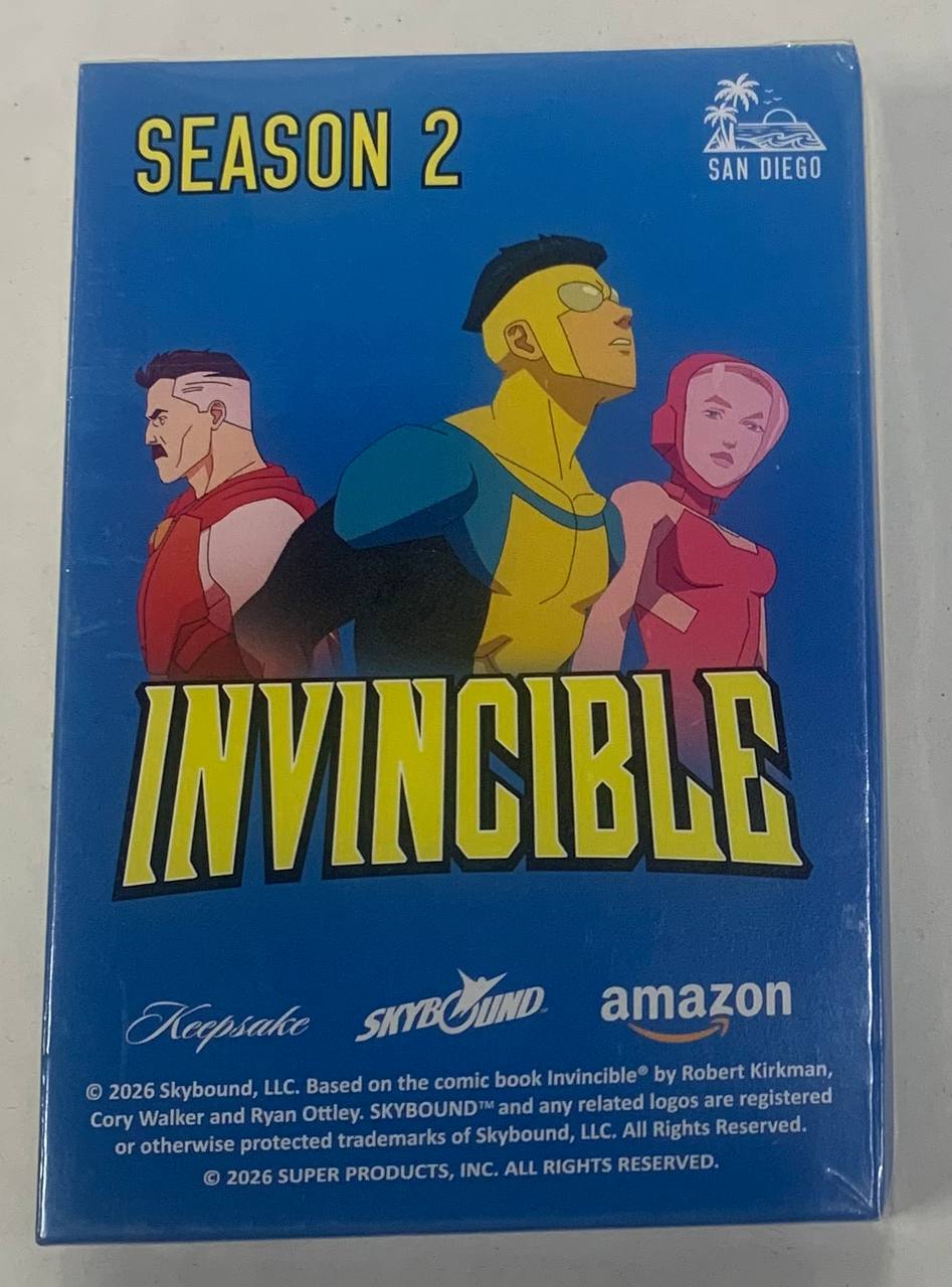 Invincible Season 2 SDCC 2026 Keepsake Trading Card 1 Mystery 10 Characters Blind Box