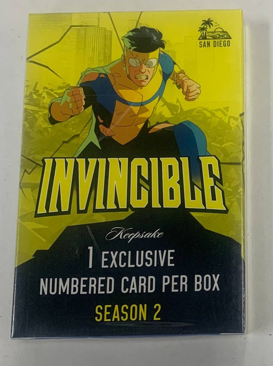 Invincible Season 2 SDCC 2026 Keepsake Trading Card 1 Hand Numbered
