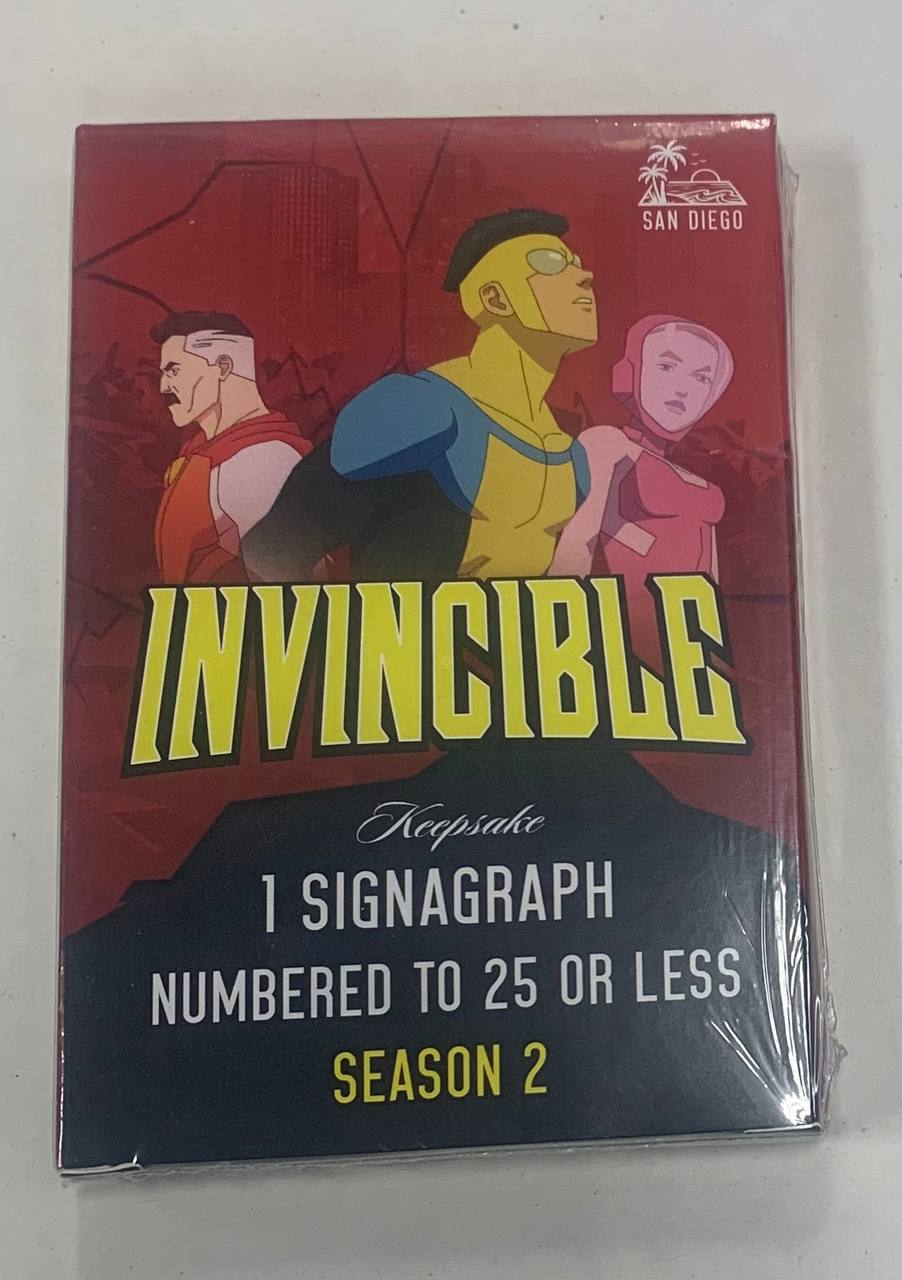 Invincible Season 2 SDCC 2026 Keepsake Trading Card 1 Mystery SignaGraph Blind Box