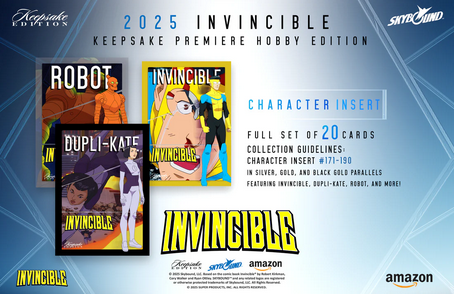 Invincible Season 1 2025 Keepsake Premiere Trading Cards Blaster Box (10/29/2025) - Golden Apple Comics