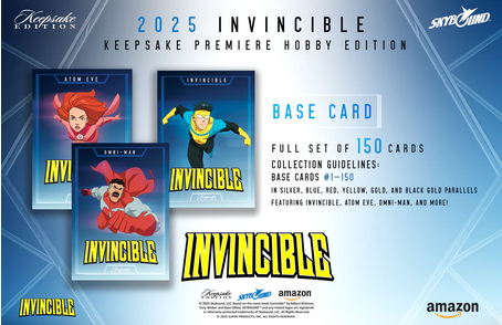 Invincible Season 1 2025 Keepsake Premiere Trading Cards Blaster Box (10/29/2025) - Golden Apple Comics