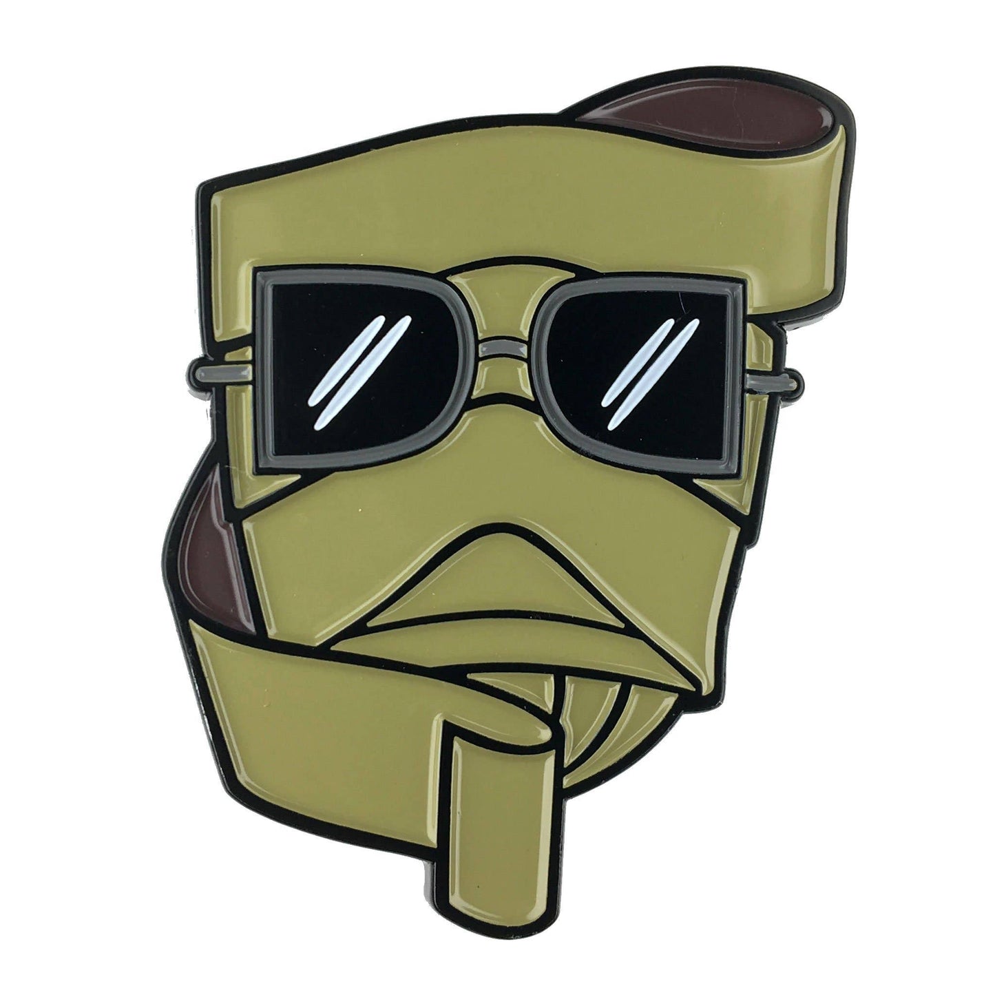 Invisible Man Head Enamel Pin - Golden Apple Comics