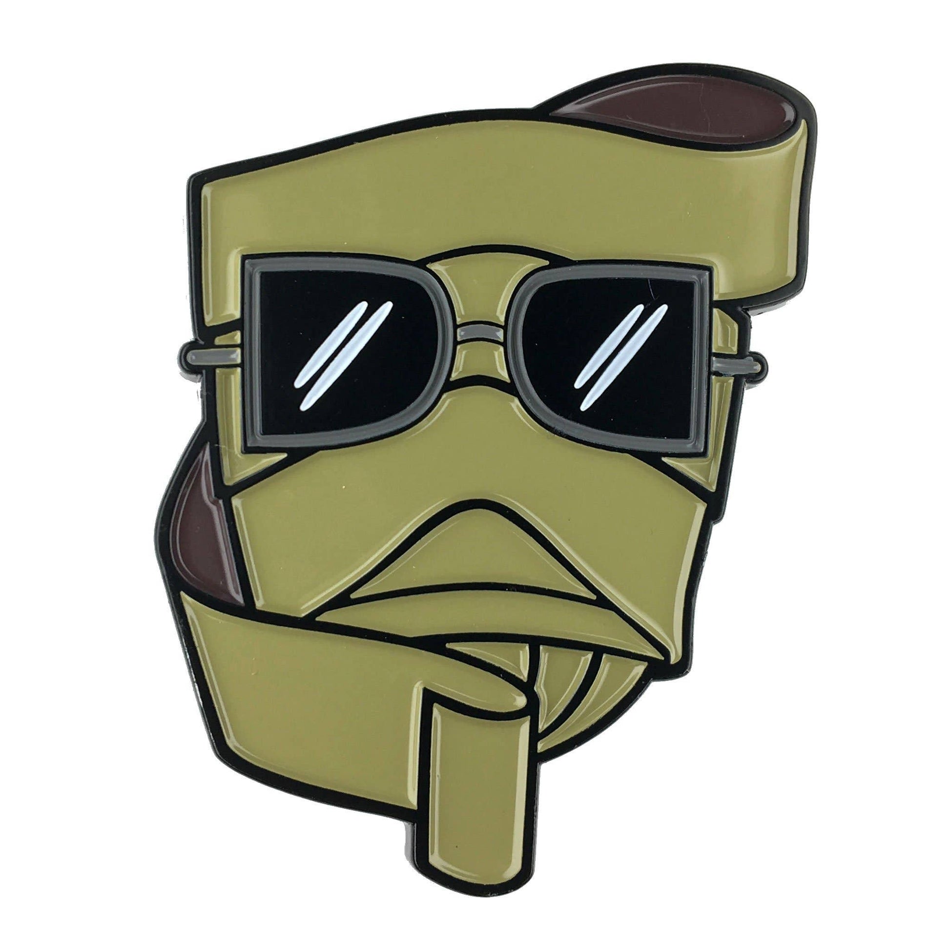 Invisible Man Head Enamel Pin - Golden Apple Comics