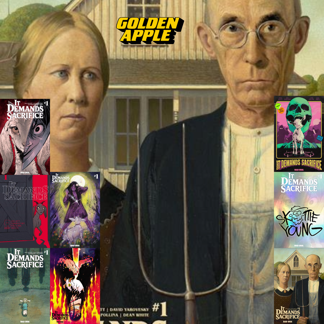 It Demands Sacrifice #1 (Of 4) A2 Cover Set Of 8 1:20 1:50 1:100 (09/23/2026) Bad Idea