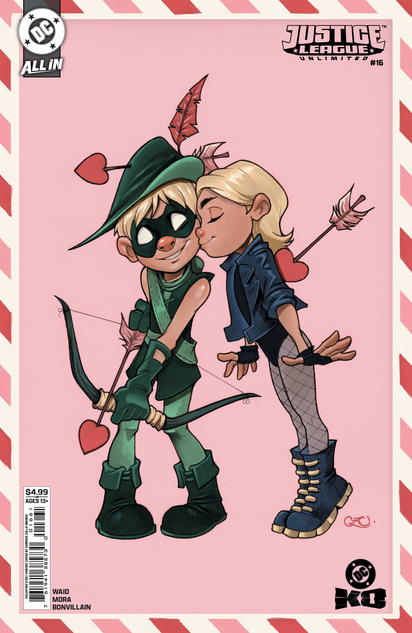 Justice League Unlimited #16 F Chrissie Zullo Valentines Day Variant (Dc K.O.) (02/25/2026) Dc