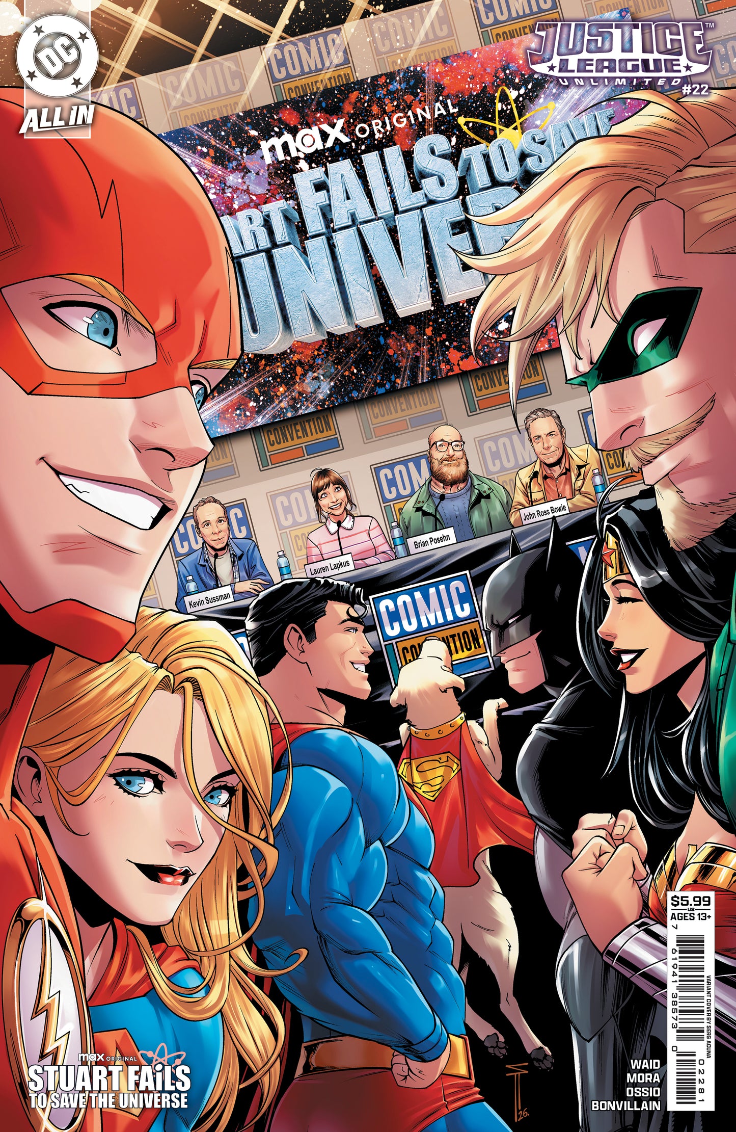 Justice League Unlimited #22 G Serg Acuna Stuart Fails To Save The Universe Variant (08/26/2026) Dc