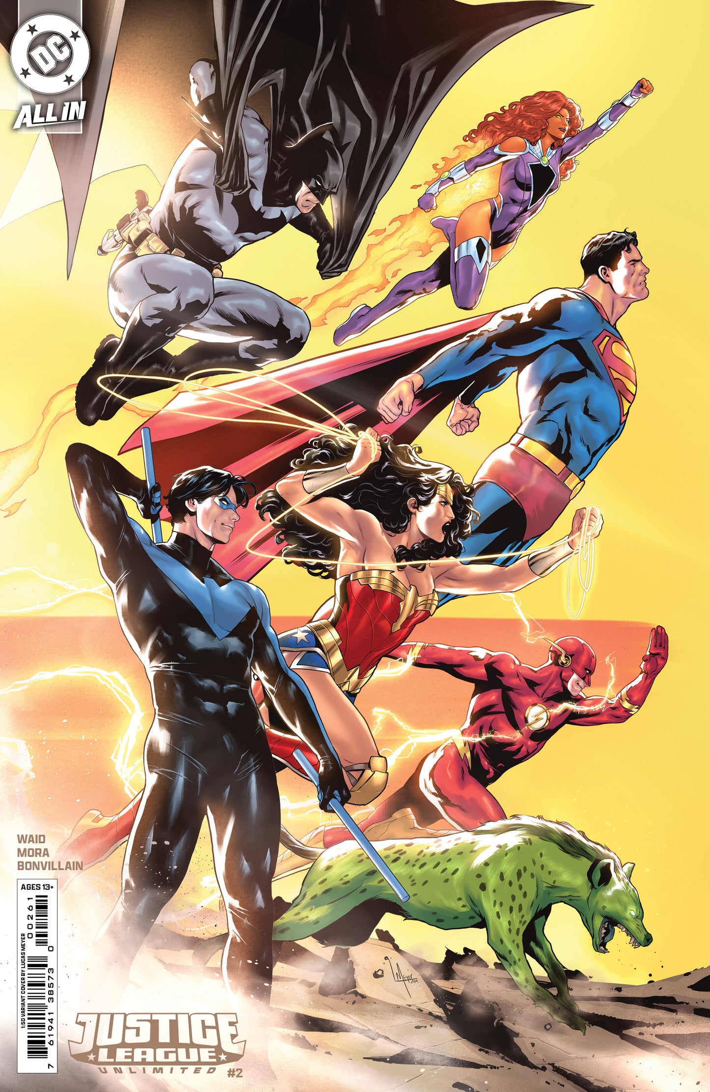 Justice League Unlimited #2 H 1:50 Lucas Meyer Variant (12/25/2024) Dc