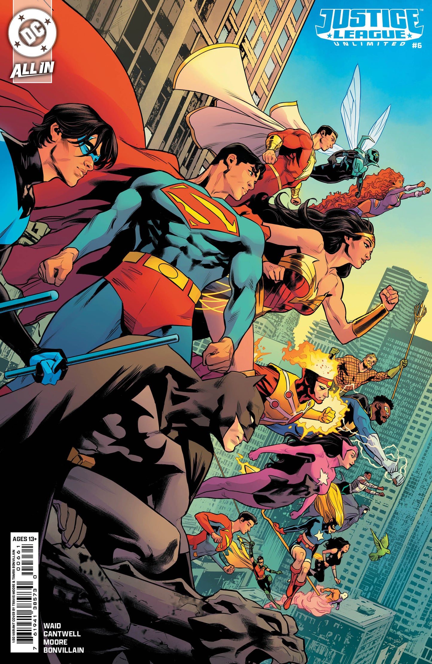 Justice League Unlimited #6 F 1:50 Travis G Moore Variant (We Are Yesterday) (04/23/2025) Dc