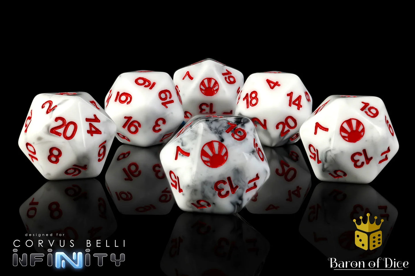 INFINITY: JAPANESE SECESSIONIST ARMY [Old Symbol], DICE SET