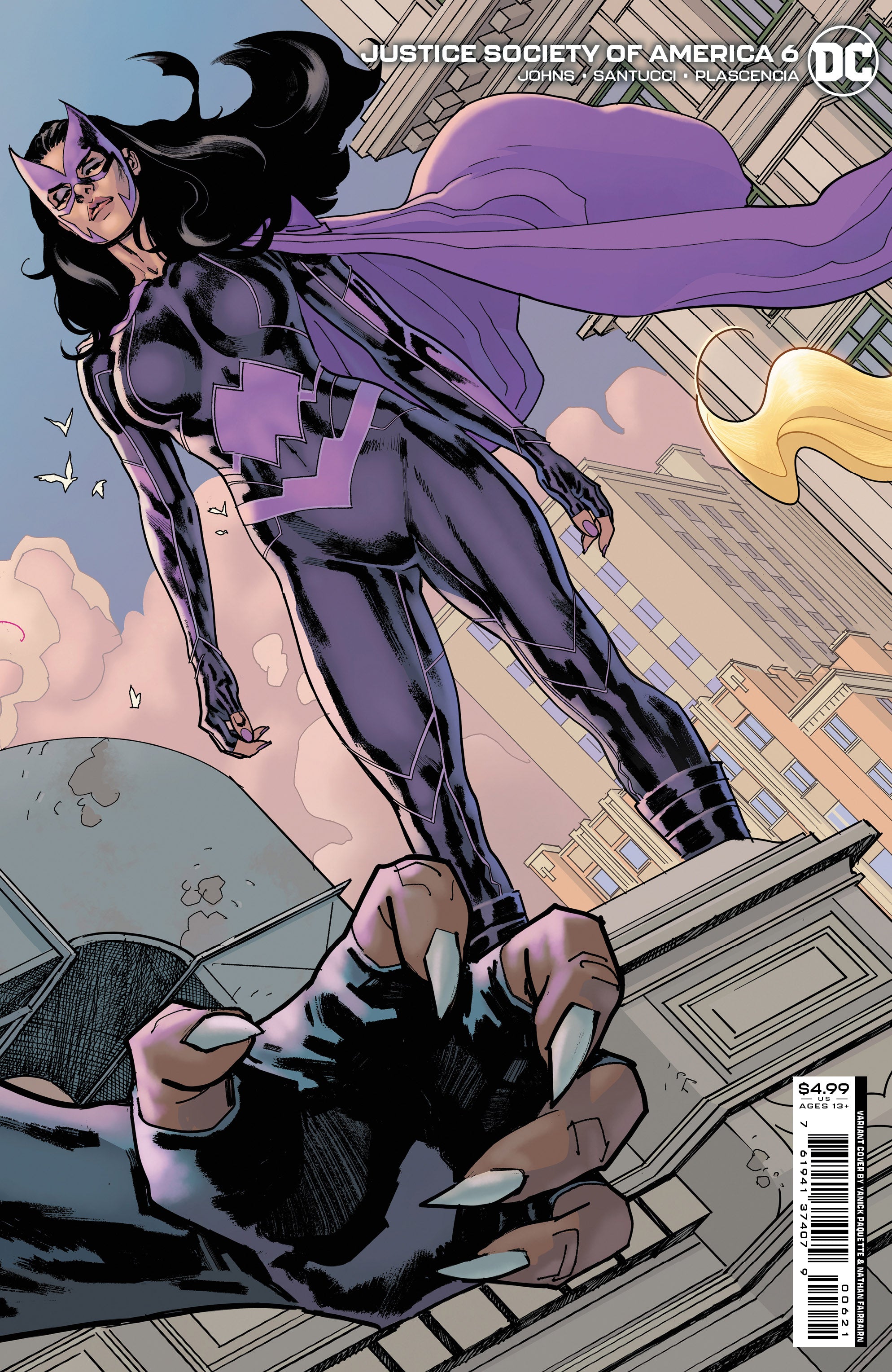 Justice Society Of America #6 (Of 12) B Yanick Paquette Huntress GGA V