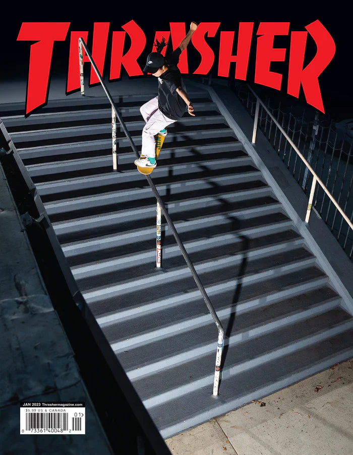 THRASHER MAGAZINE JANUARY 2023