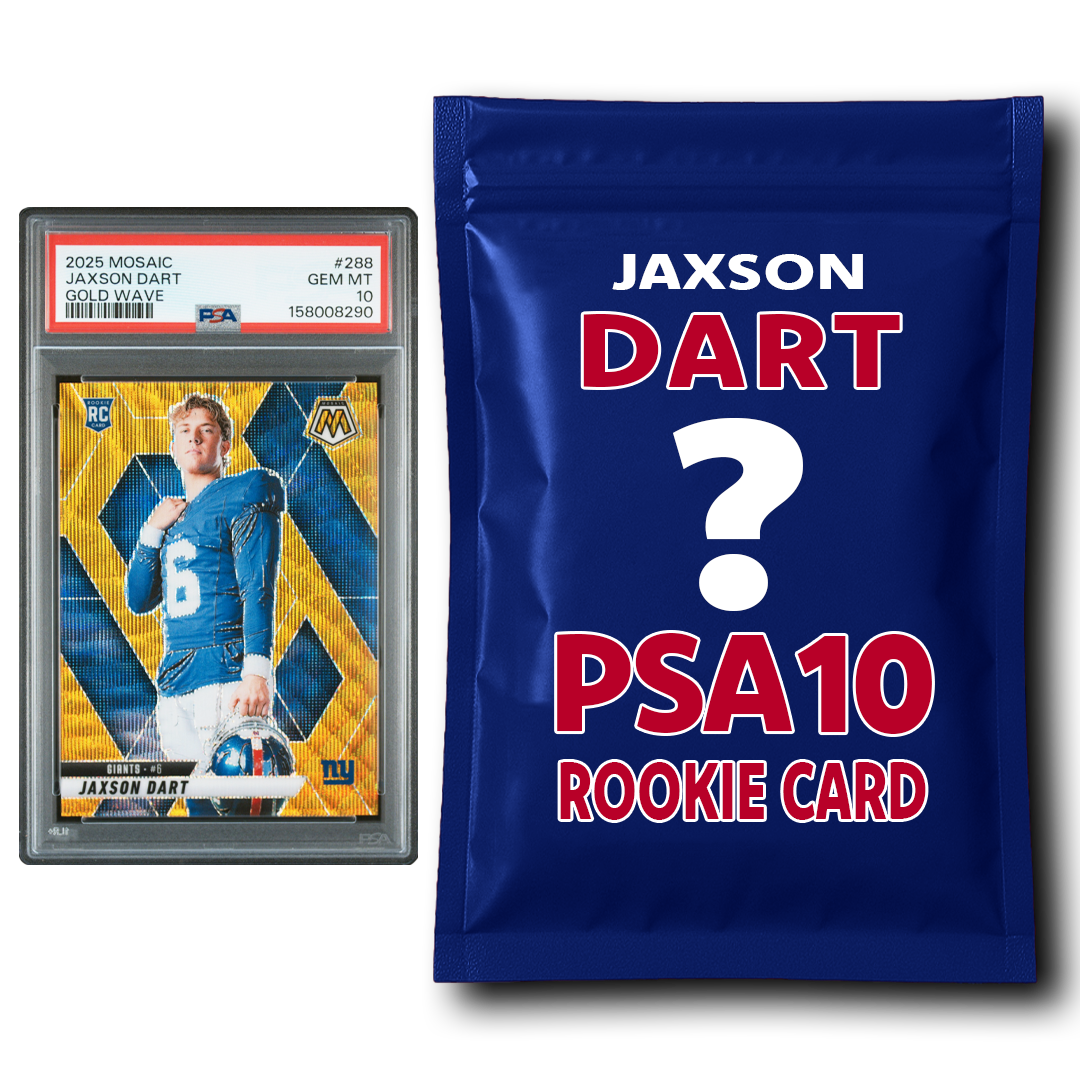 Jaxson Dart PSA 10 Graded Football Rookie Card Mystery Pack
