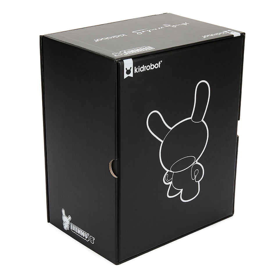 KIDROBOT x ANDY WARHOL FRIGHT WIG SELF-PORTRAIT 8" MASTERPIECE DUNNY - MONOCHROME EDITION