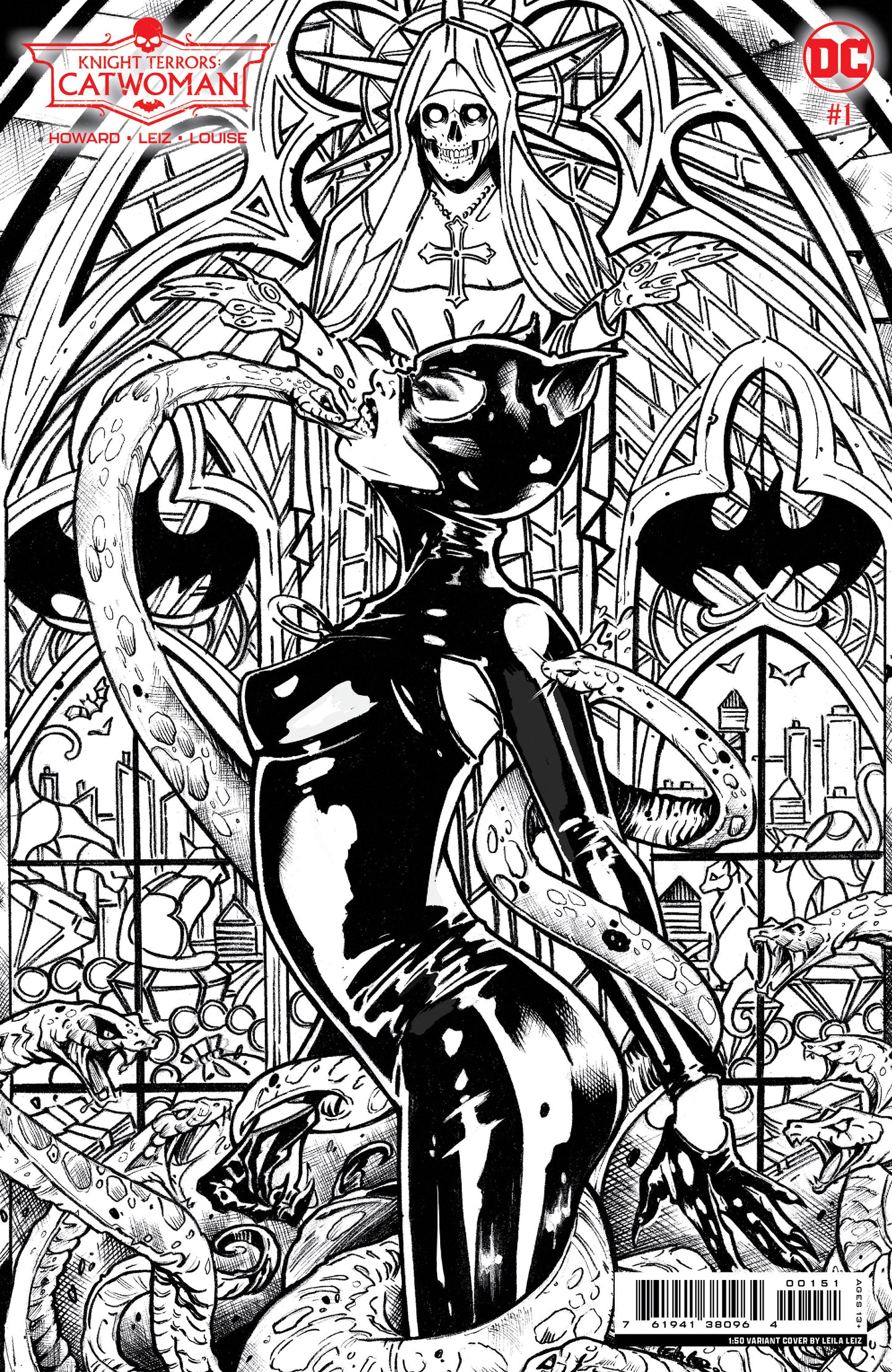 Knight Terrors Catwoman #1 (Of 2) F 1:50 Leila Leiz Card Stock Variant (07/18/2023) Dc