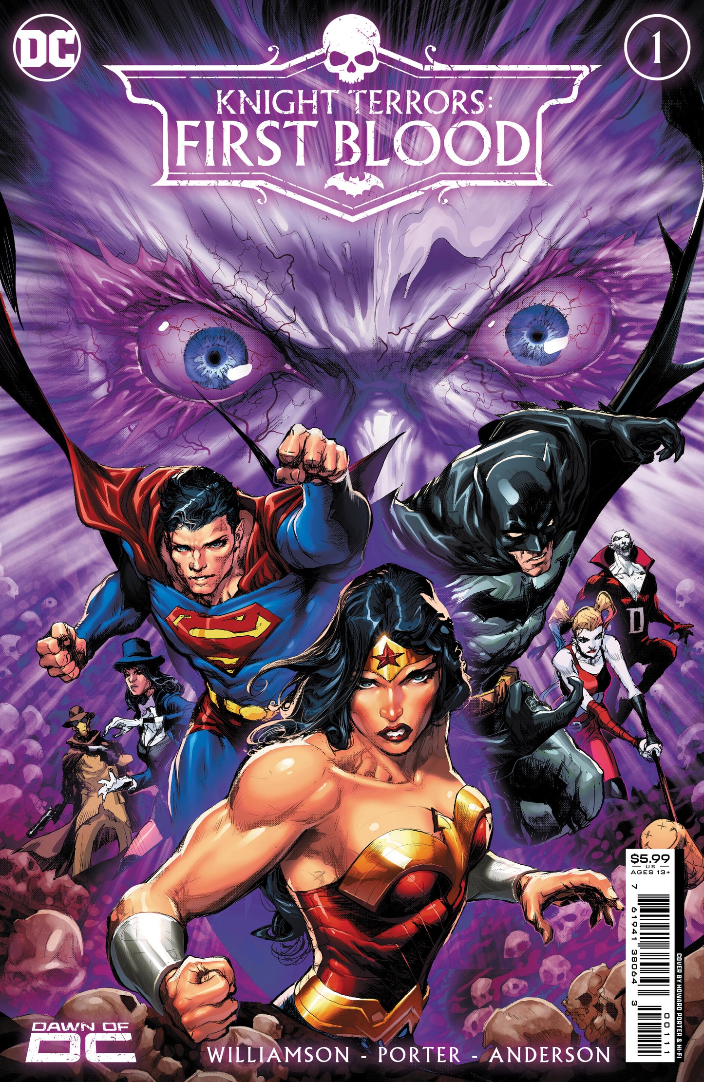 Knight Terrors First Blood #1 (One Shot) A Howard Porter Joshua Williamson (07/04/2023) Dc