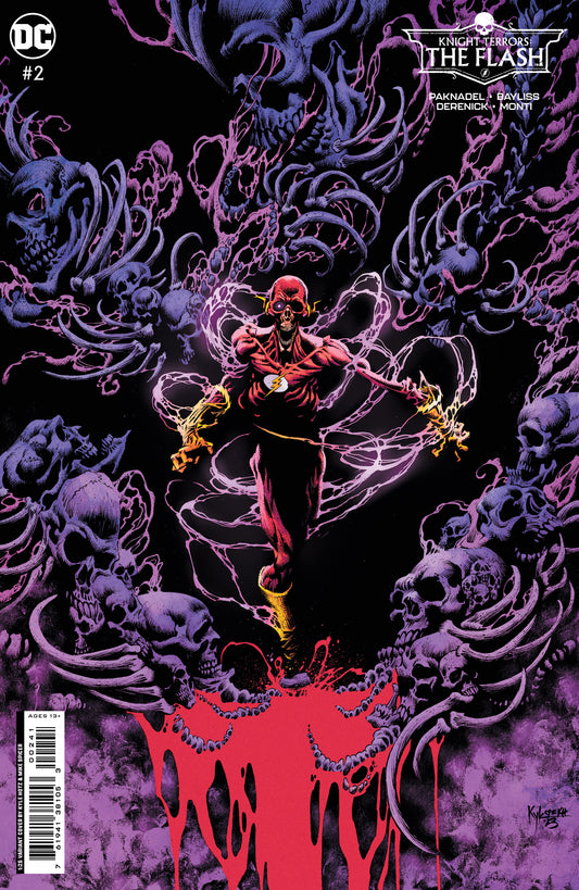 Knight Terrors The Flash #2 (Of 2) D 1:25 Kyle Hotz & Mike Spicer Card Stock Variant (08/08/2023) Dc