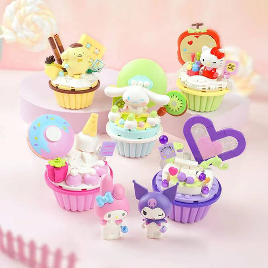 Keeppley X Sanrio Characters Building Blocks Set: Cupcakes