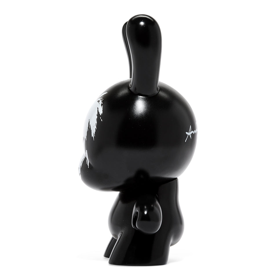 KIDROBOT x ANDY WARHOL FRIGHT WIG SELF-PORTRAIT 8" MASTERPIECE DUNNY - MONOCHROME EDITION