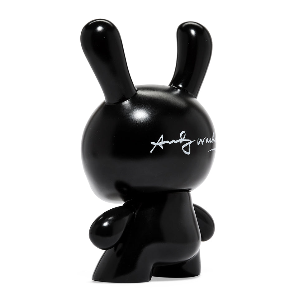 KIDROBOT x ANDY WARHOL FRIGHT WIG SELF-PORTRAIT 8" MASTERPIECE DUNNY - MONOCHROME EDITION