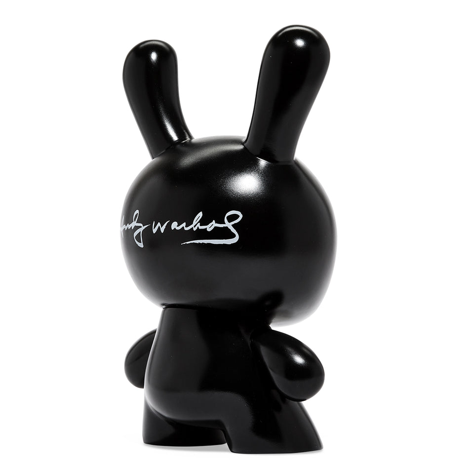 KIDROBOT x ANDY WARHOL FRIGHT WIG SELF-PORTRAIT 8" MASTERPIECE DUNNY - MONOCHROME EDITION