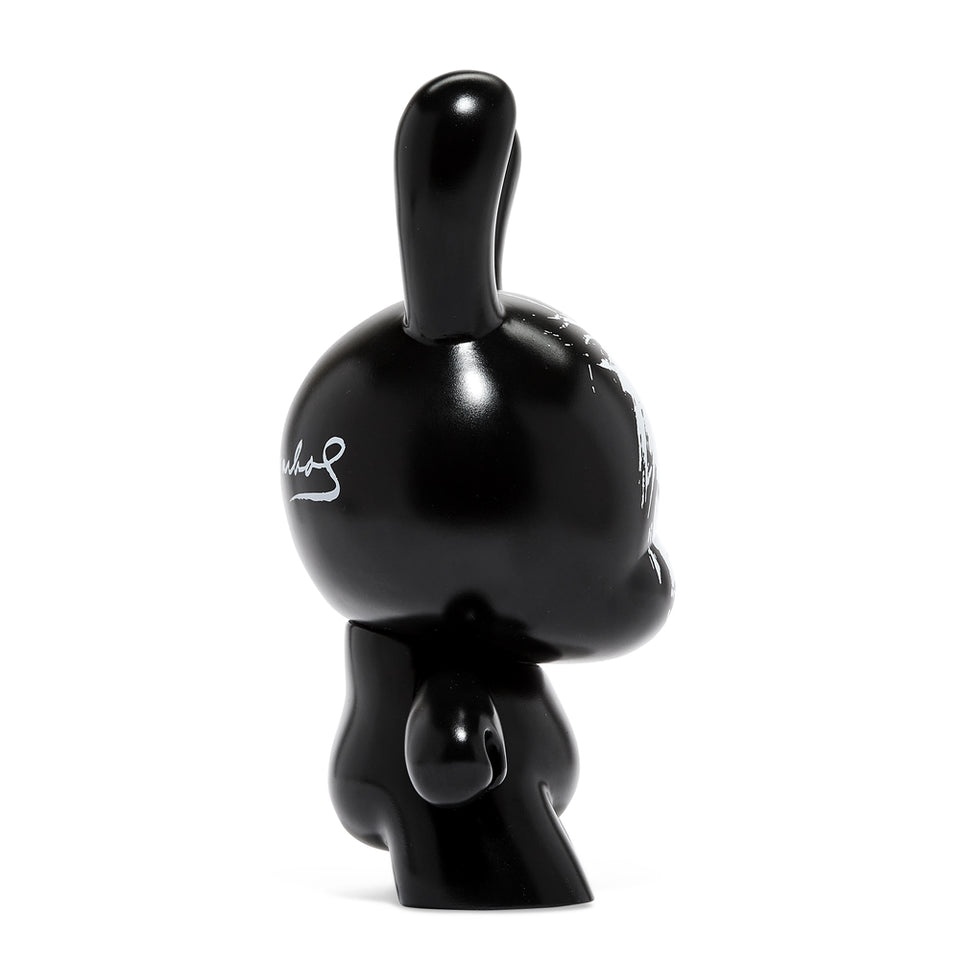 KIDROBOT x ANDY WARHOL FRIGHT WIG SELF-PORTRAIT 8" MASTERPIECE DUNNY - MONOCHROME EDITION