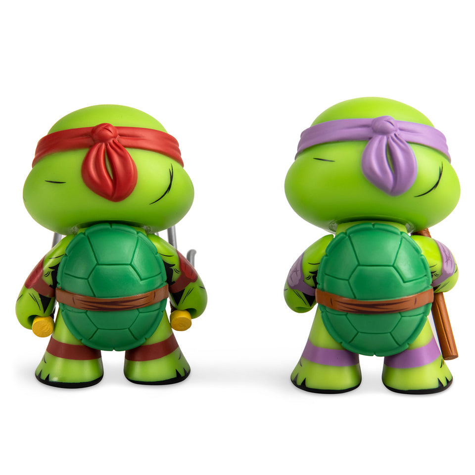 KIDROBOT x TMNT RAPHAEL & DONATELLO 3" VINYL FIGURE 2-PACK