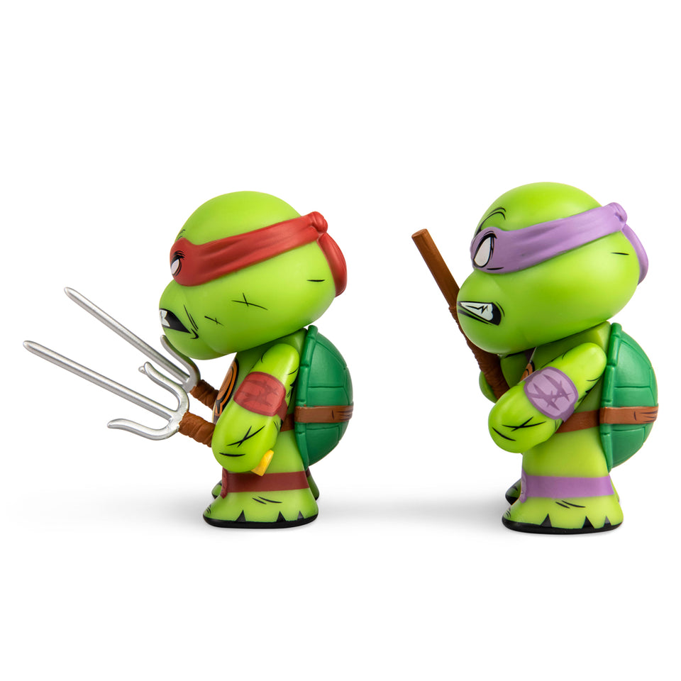 KIDROBOT x TMNT RAPHAEL & DONATELLO 3" VINYL FIGURE 2-PACK