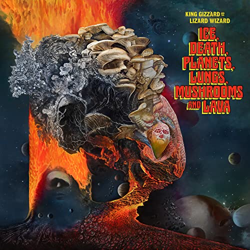 King Gizzard & The Lizard Wizard Ice, Death, Planets, Lungs, Mushrooms and Lava [Recycled Black Wax 2 LP] [Vinyl]
