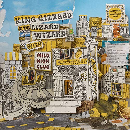 King Gizzard & The Lizard Wizard/Mild High Club Sketches Of Brunswick East [LP] [Yellow w/ Blue Splatter] [Vinyl]