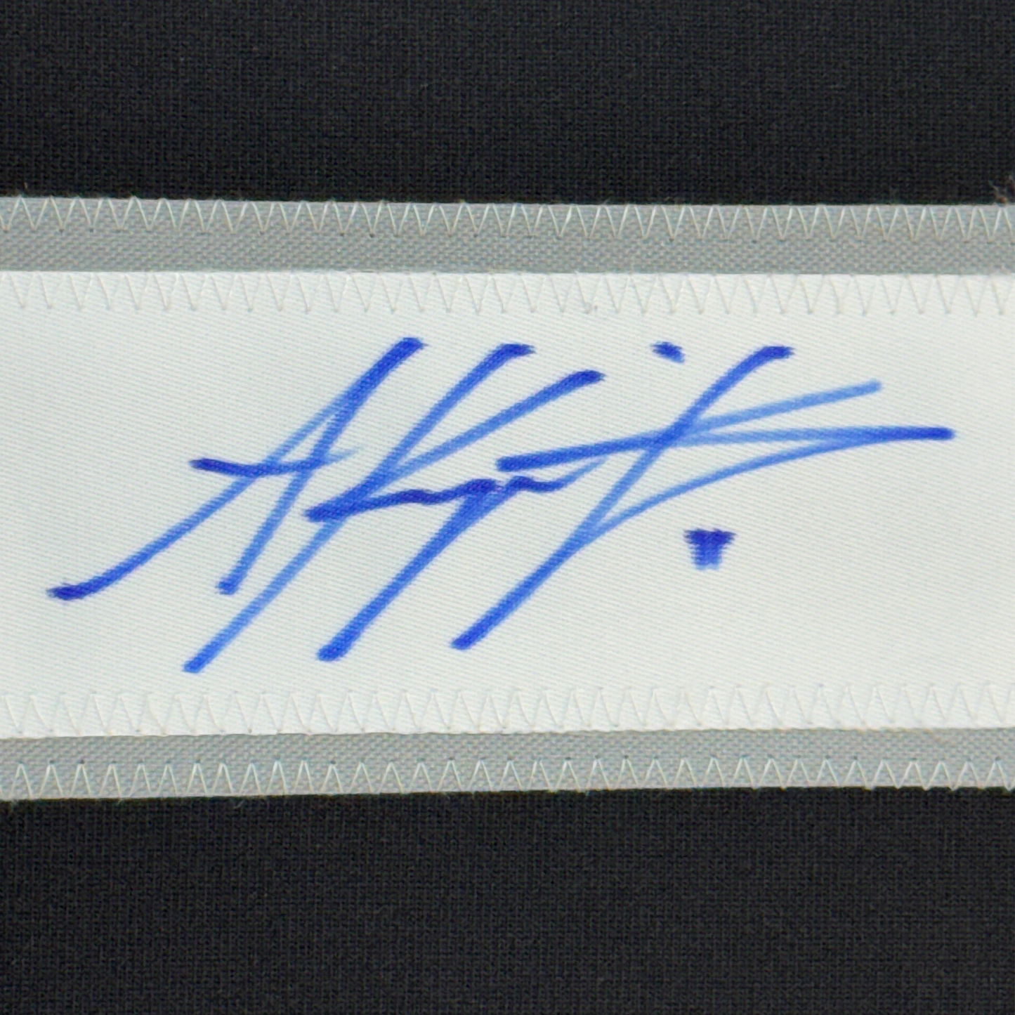 Framed Autographed/Signed Anze Kopitar 35x39 Los Angeles LA Black Hockey Jersey JSA COA