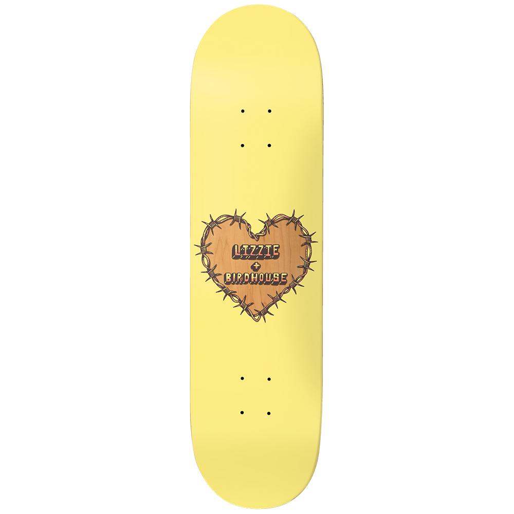 Birdhouse Lizzie Armanto Heart Protection 8" Skateboard Deck