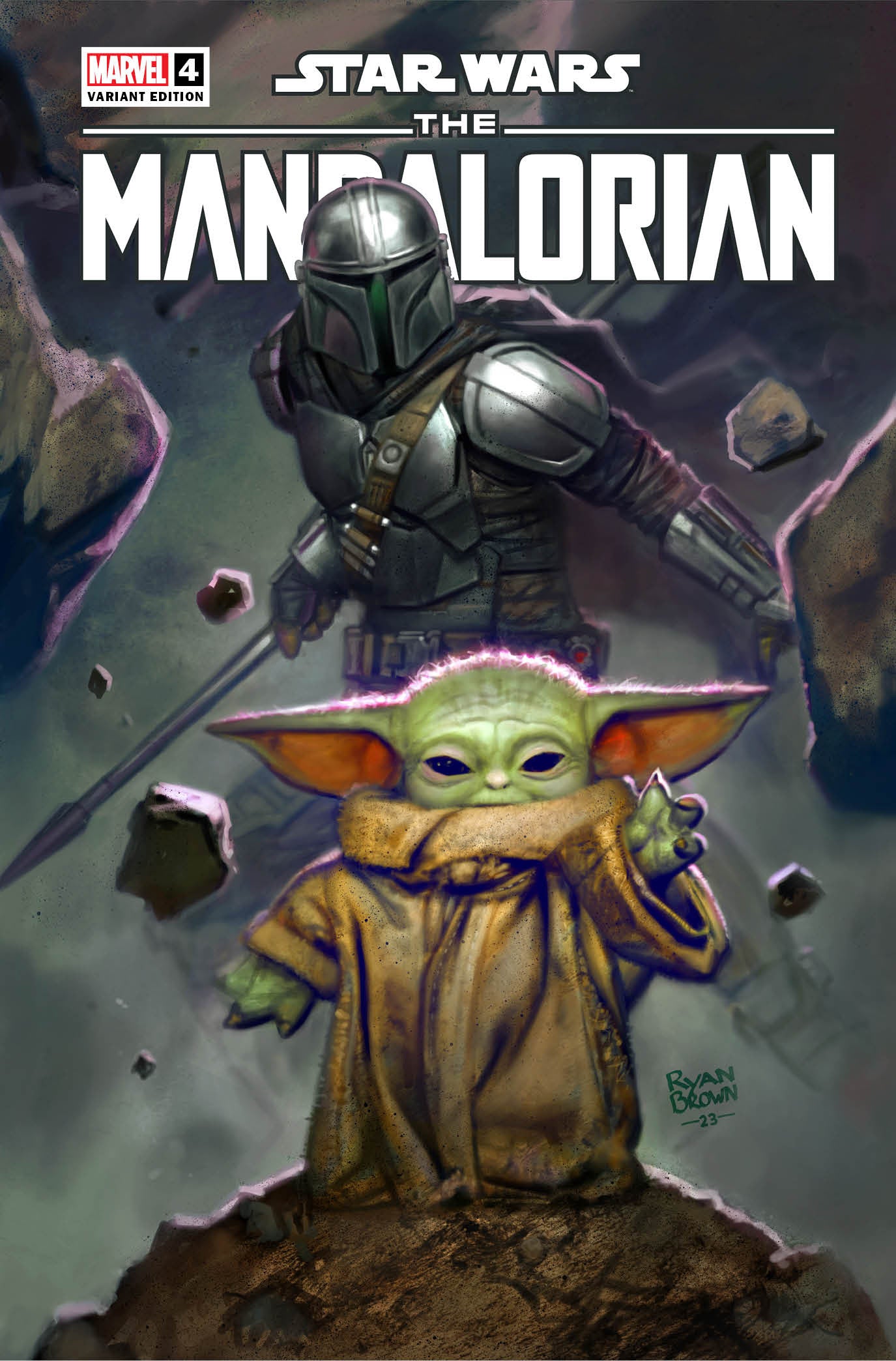 [2 Pack] Star Wars: The Mandalorian Season 2 #4 Unknown Comics Ryan Brown Exclusive Var (09/27/2023)