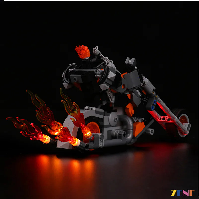 LEGO Ghost Rider Mech & Bike #76245 Light Kit