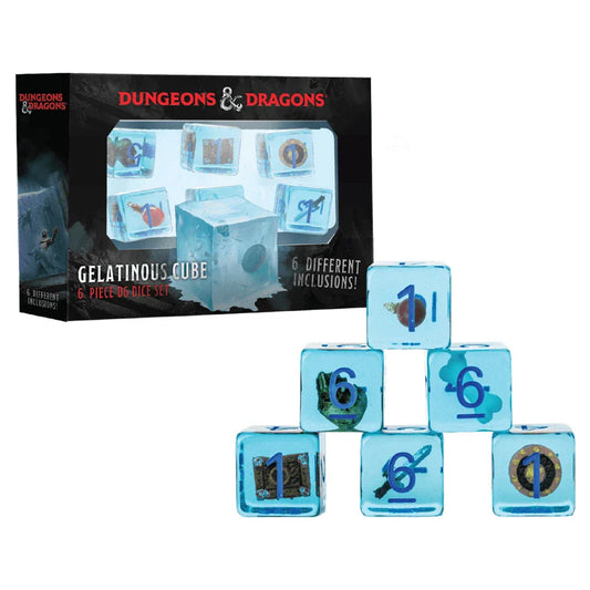 D&D Gelatinous Cube 6-Pack Dice Set - Golden Apple Comics