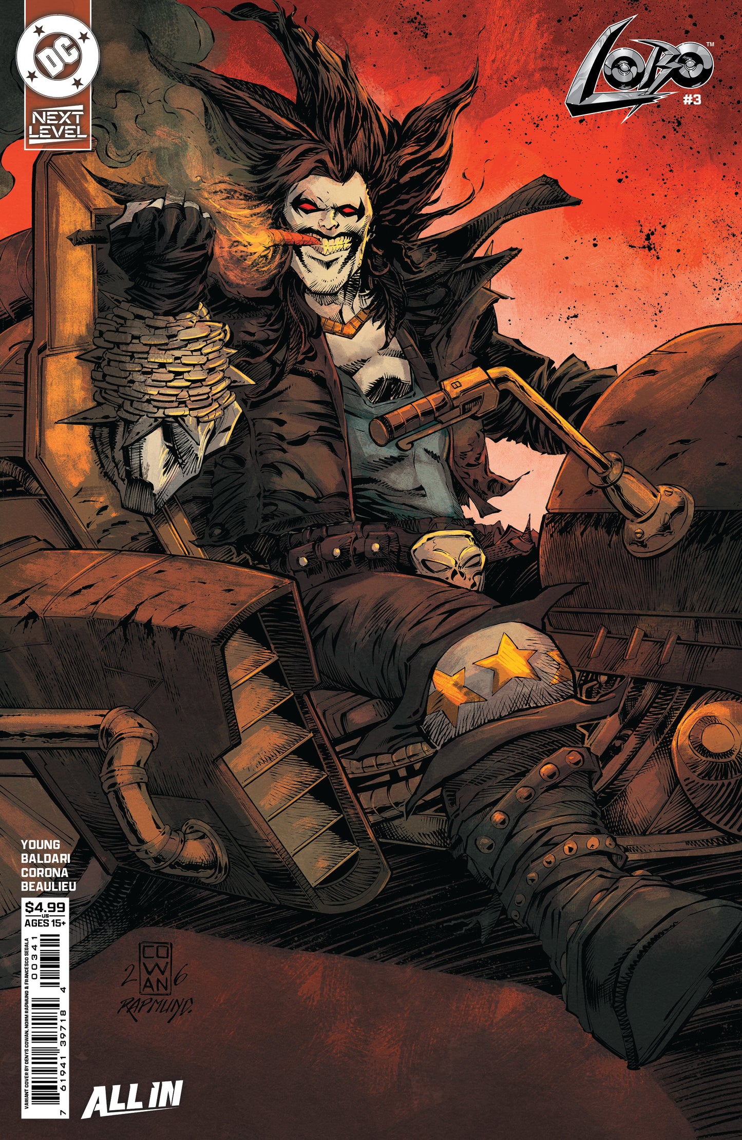 Lobo #3 D Denys Cowan Variant (05/20/2026) Dc - Golden Apple Comics