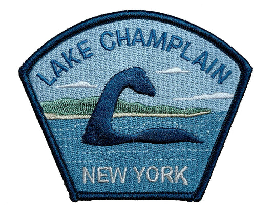 Lake Champlain New York Travel Patch: Iron-on