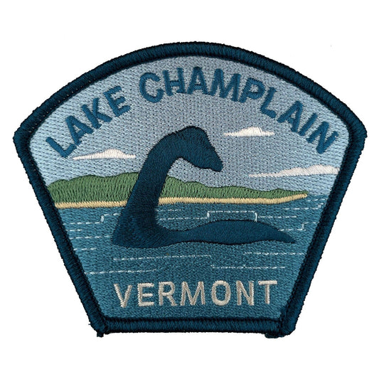 Lake Champlain, Vermont Travel Patch: Iron-on