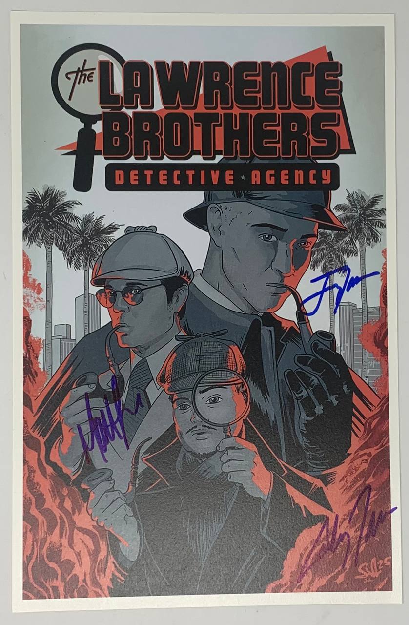 Lawrence Brothers Detective Agency Dlx Trapper Keeper Print Hc SIGNED 3x Joey Lawrence Matthew Andrew (10/07/2026) Z2