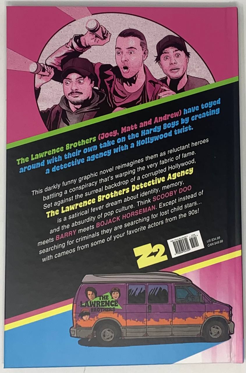 Lawrence Brothers Detective Agency Hc SIGNED 3x Joey Lawrence Matthew Andrew (10/07/2026) Z2 - Golden Apple Comics