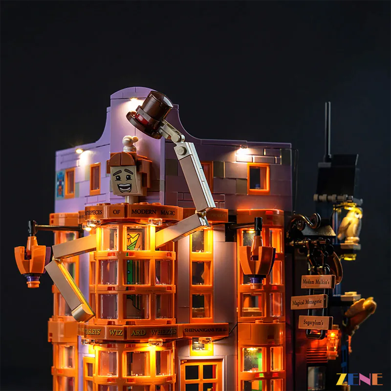 Light Kit for LEGO Weasleys' Wizard Wheezes Diagon Alley #76422