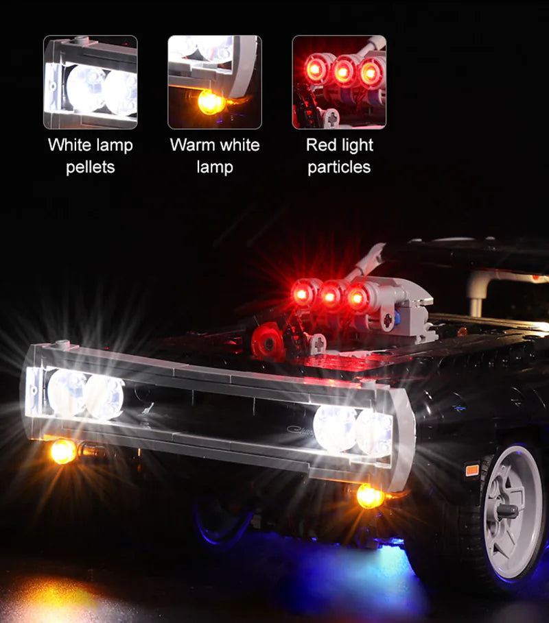 LEGO Dom's Dodge Charger #42111 Light Kit