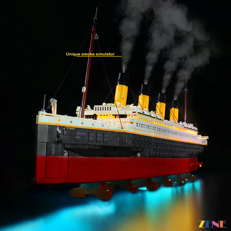 LEGO Titanic ship #10294 (Smoke Module) Light Kit