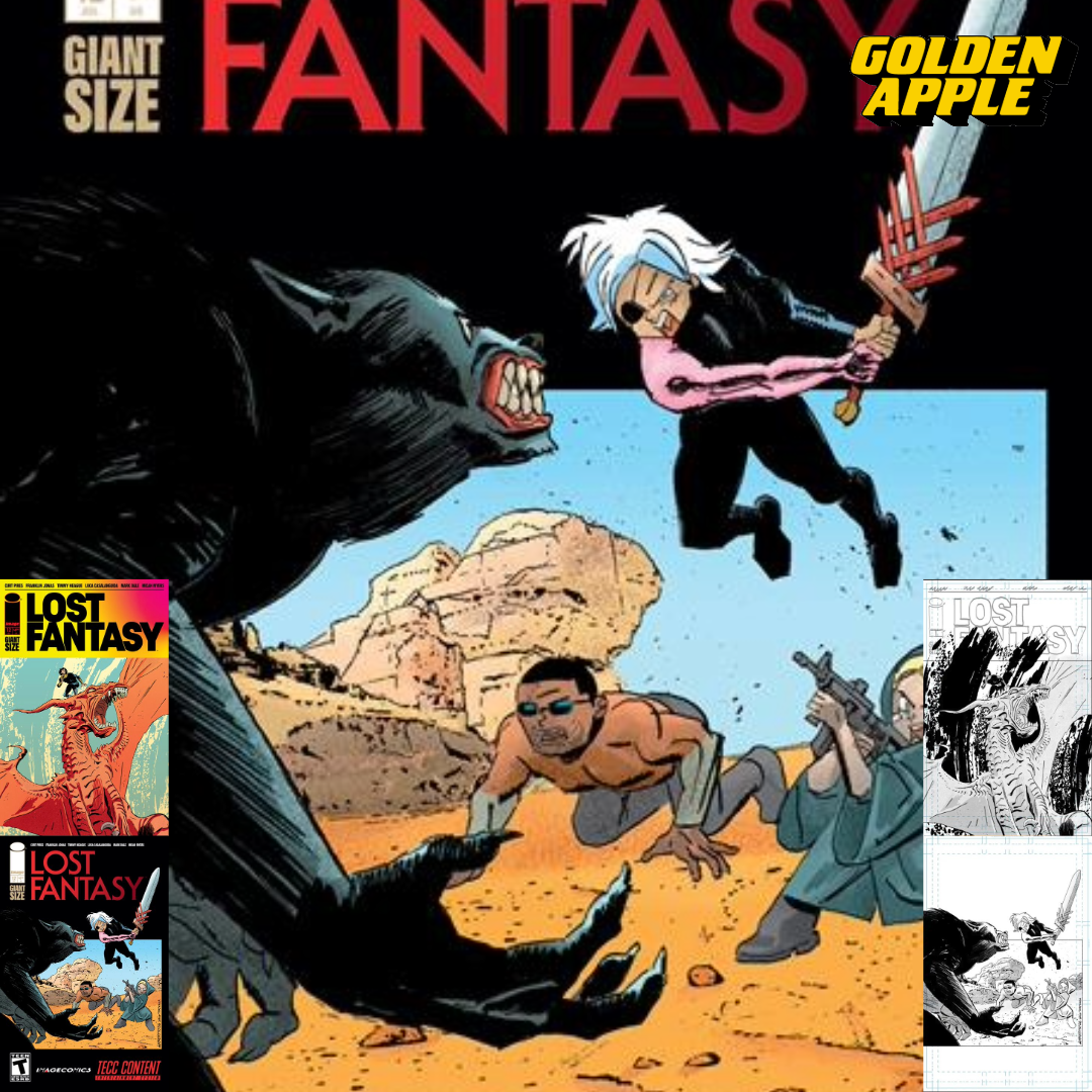 Lost Fantasy #12 A1 Cover Set Of 4 1:25 1:50 (07/29/2026) Image - Golden Apple Comics