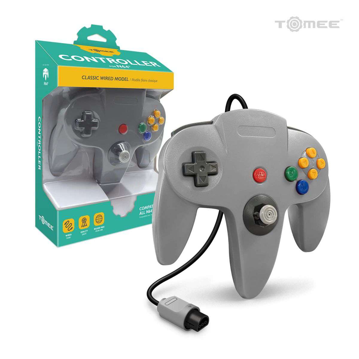 Wired Controller Compatible With N64 by Tomee