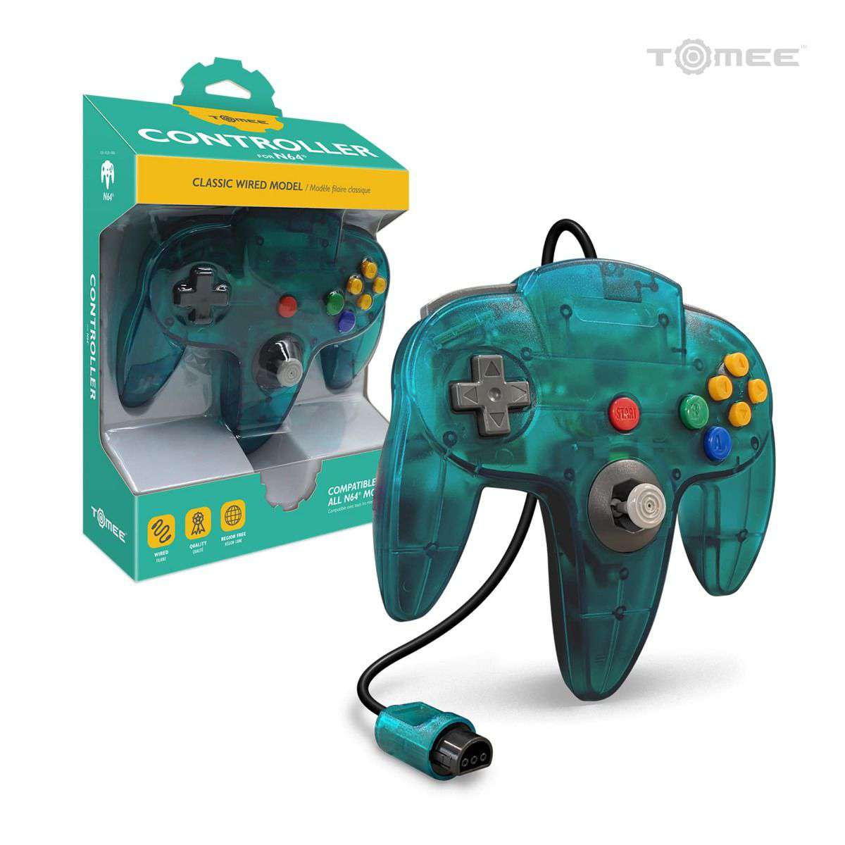 Wired Controller Compatible With N64 by Tomee