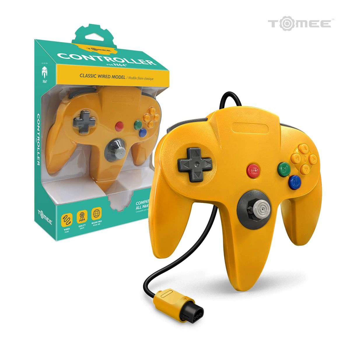 Wired Controller Compatible With N64 by Tomee