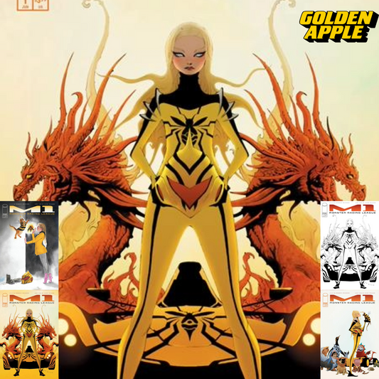 M1 Monster Racing League #1 A1 Cover Set Of 5 1:25 1:50 (06/10/2026) Image - Golden Apple Comics
