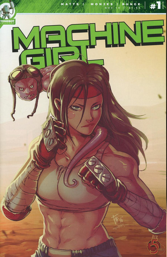 MACHINE GIRL #1 Red 5 2019 NM 1:10 FURUKAWA Variant - Golden Apple Comics